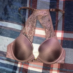 Thirdlove plum lace racer back